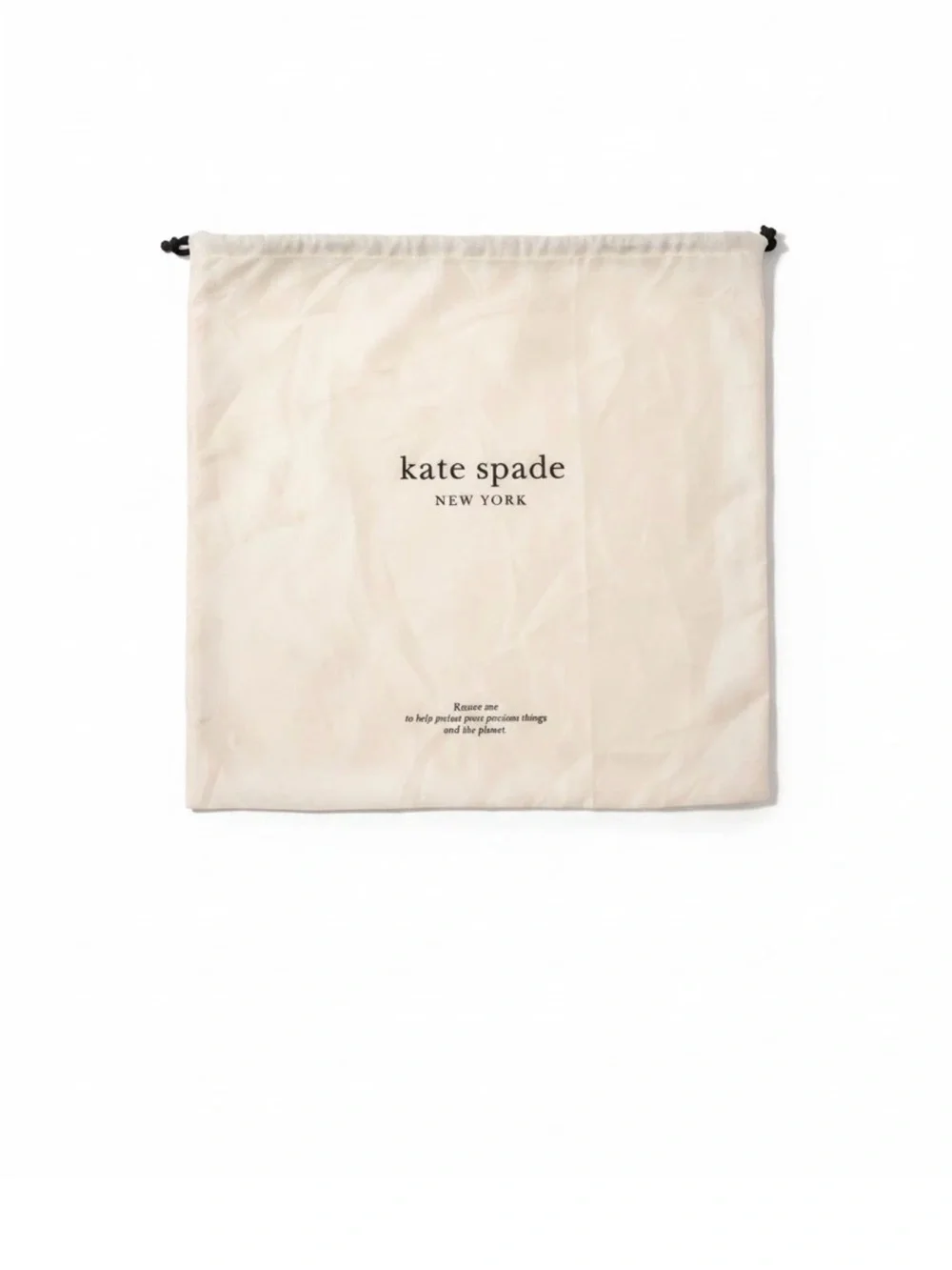 Kate Spade New York Cream Dust Bag for Medium/Large Handbags ♠️
